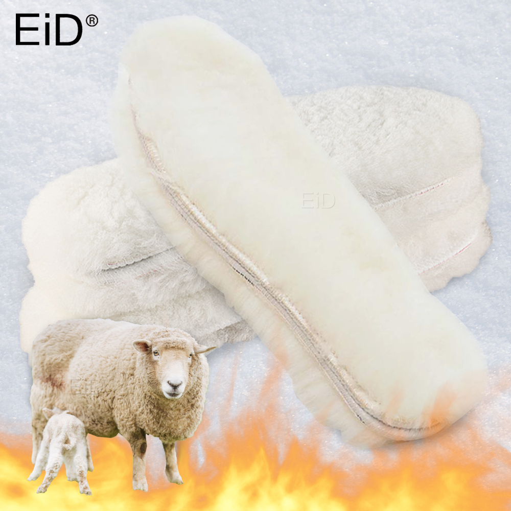 Men Shoes Eid - Natural Wool Insoles Fur warm Thick