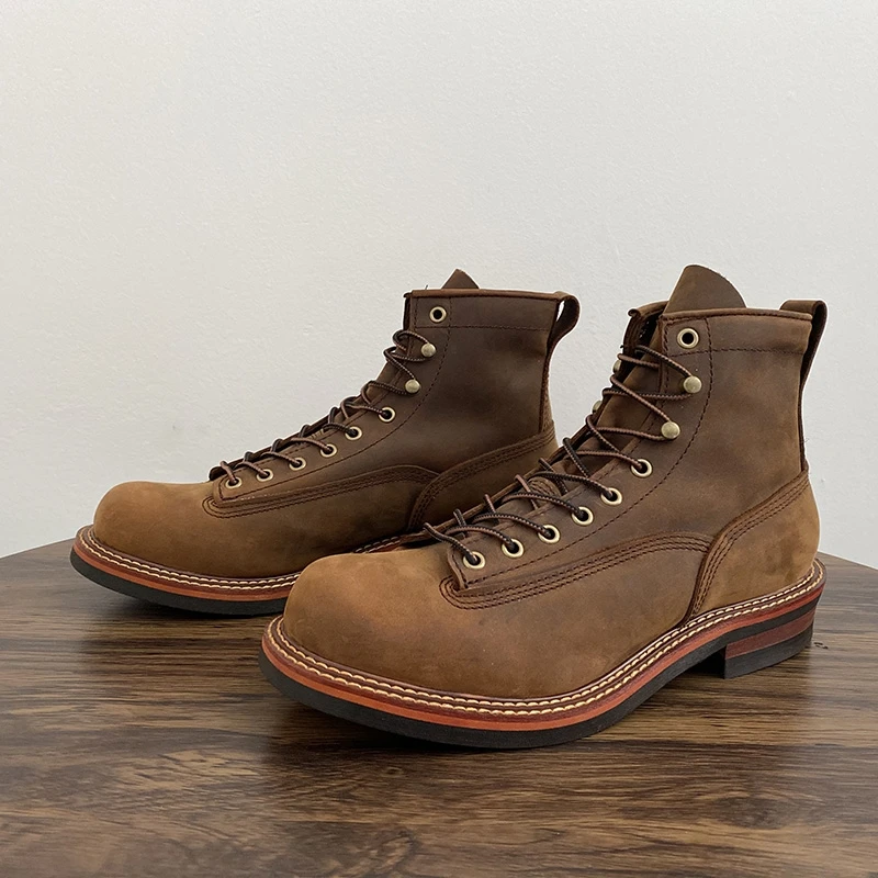 Men'S Shoes Dockers - Vintage British Men Ankle Boots Handmade