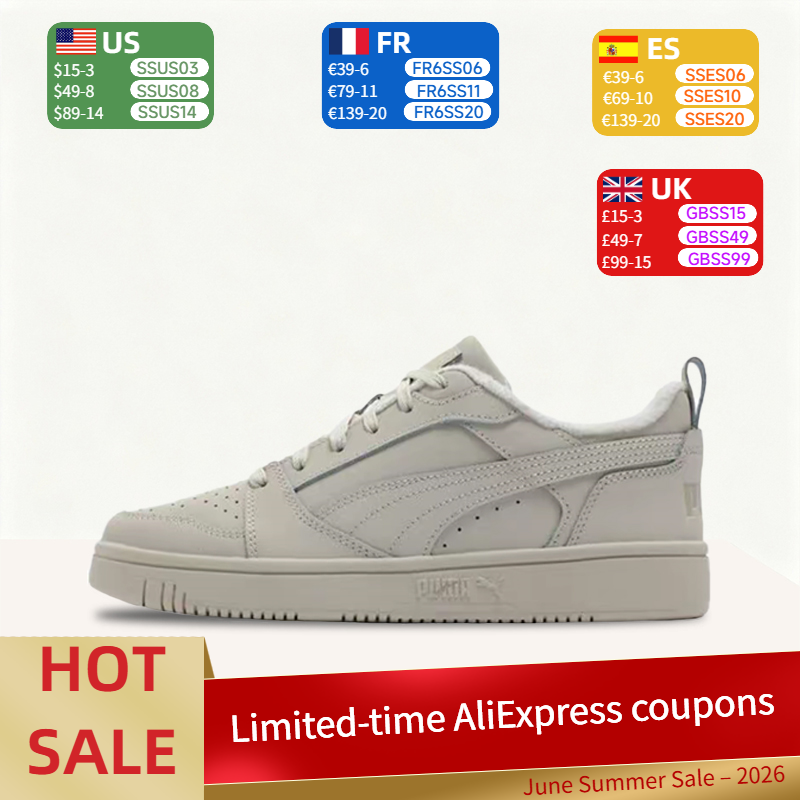 Men'S Shoes Puma Sneakers - Puma Rebound V6: Minimalist, Retro, Versatile,