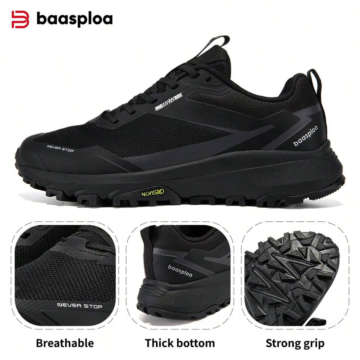 Men'S Shoes Dockers - Baasploa Men Hiking Sneakers Outdoor Fashion