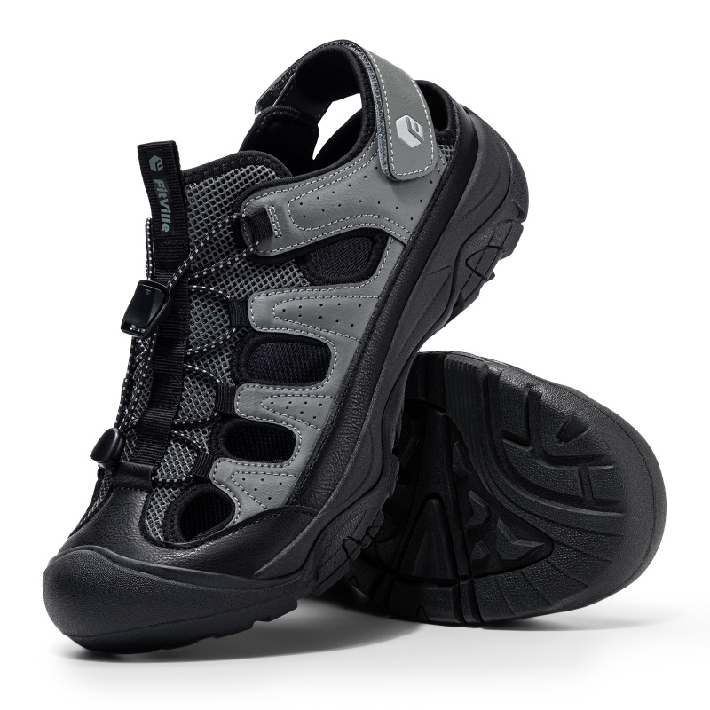 Men'S Shoes For Wide Feet - FitVille Wide Width Men'S Sandals Closed-Toe