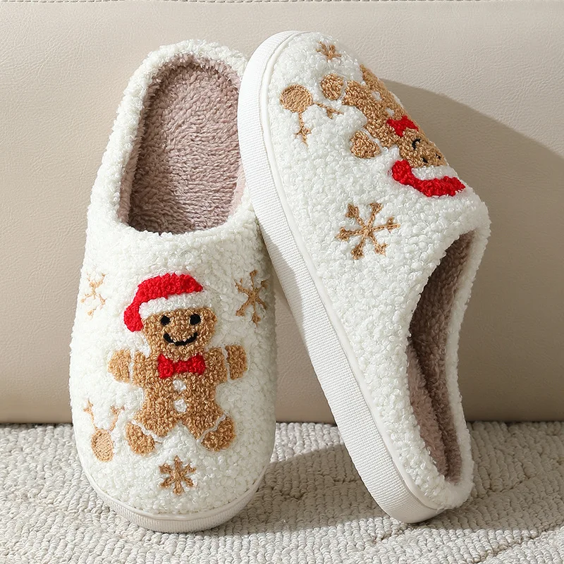 Cute Gingerbread Winter Warm C - Men'S Shoes To Women'S Size avaliação e preço