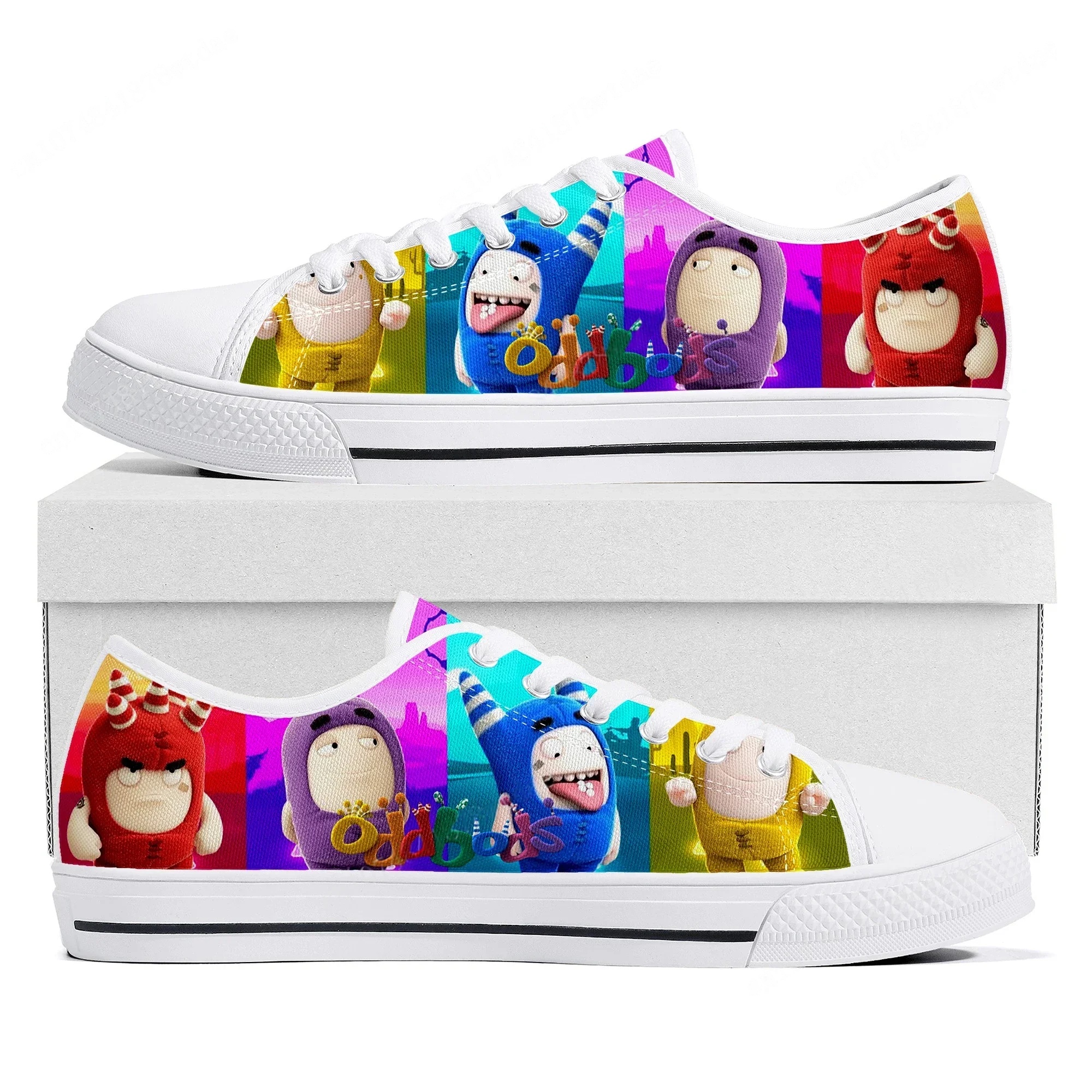 Oddbods Low Top Sneakers Women - Men Shoes Singapore avaliação e preço