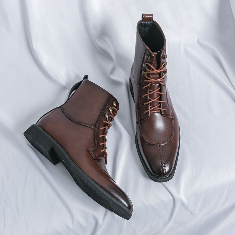 2026 New Men's Pointed Brown B - Men Shoes 2026 avaliação e preço