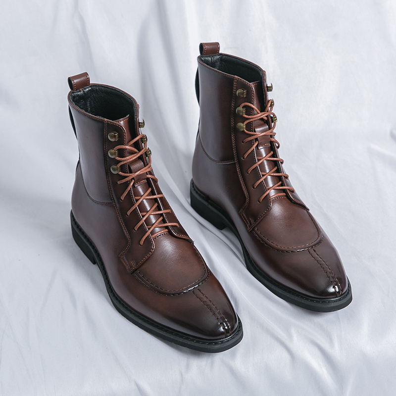 2026 New Men's Pointed Brown B - Men Shoes 2026 avaliação e preço