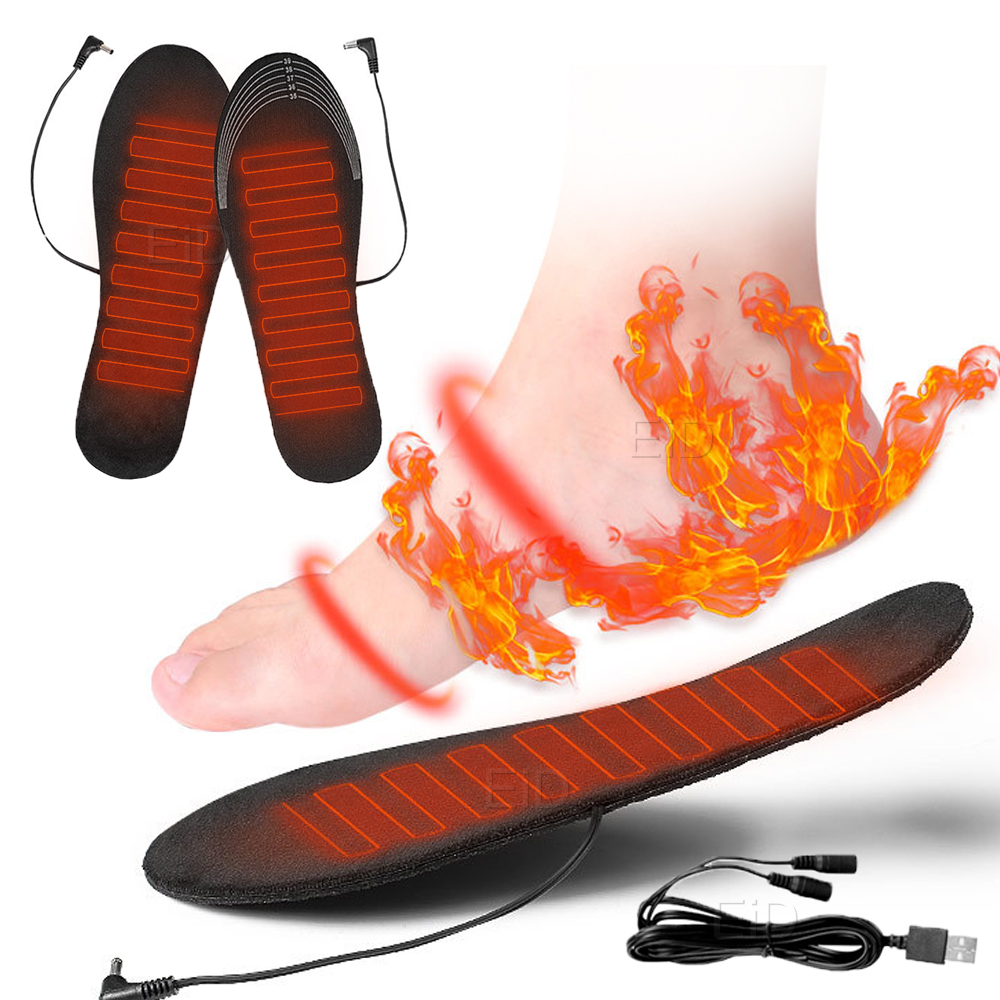 EiD USB Heated Shoe Insoles Fe - Men Shoes Eid avaliação e preço