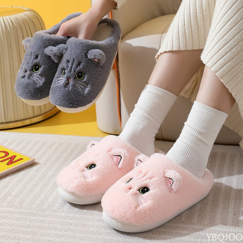 New Autumn Winter Cotton Slipp - Men'S Shoes To Women'S Size avaliação e preço