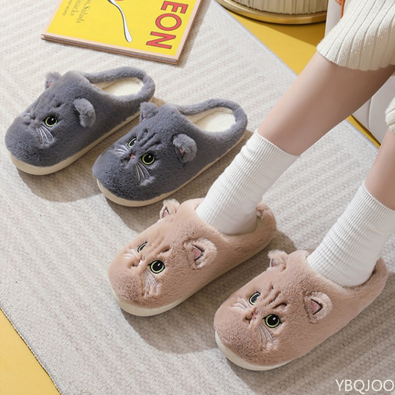 New Autumn Winter Cotton Slipp - Men'S Shoes To Women'S Size avaliação e preço