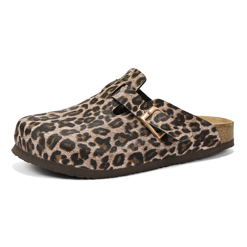 Leopard print Cork Slippers Ha - Men'S Shoes Birkenstock avaliação e preço
