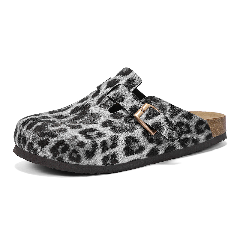 Leopard print Cork Slippers Ha - Men'S Shoes Birkenstock avaliação e preço