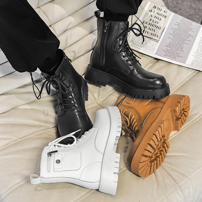 2025 Trend Men Boots Sneakers  - Men'S Shoes Dockers avaliação e preço