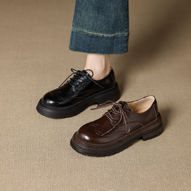 DIMANYU Women’s Oxford Shoes B - Oxford Brogue Leather avaliação e preço