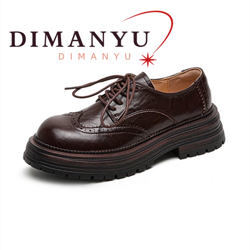 DIMANYU Women’s Oxford Shoes B - Oxford Brogue Leather avaliação e preço
