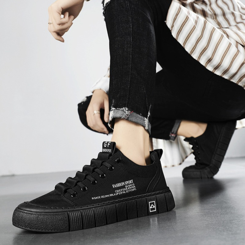 Men's Chunky Sole Low Top Canv - Men Shoes 2026 avaliação e preço