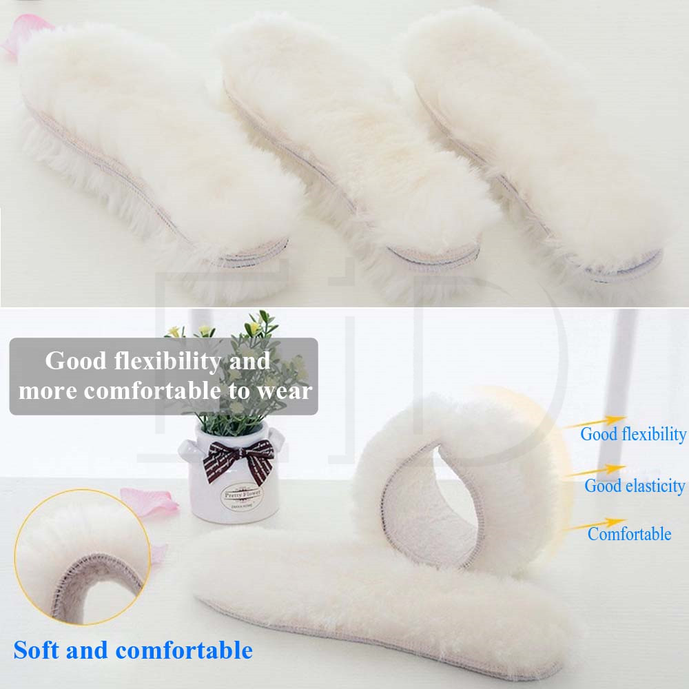 Natural Wool Insoles Fur warm  - Men Shoes Eid avaliação e preço