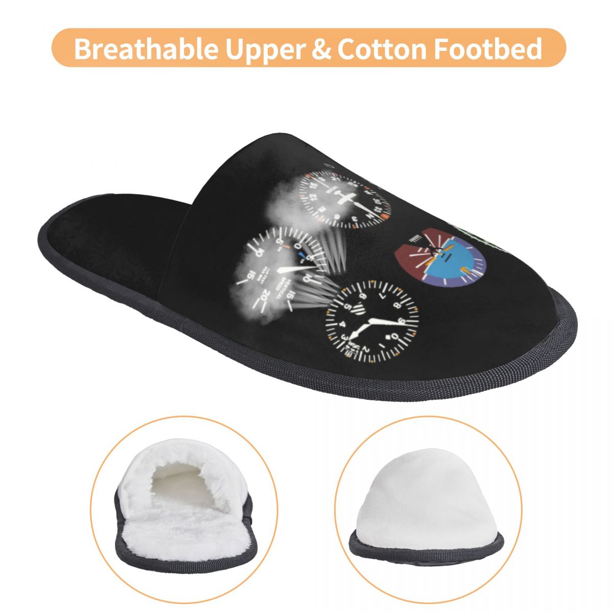 Cockpit Six Dials Flight Simul - Men'S Shoes With Memory Foam avaliação e preço