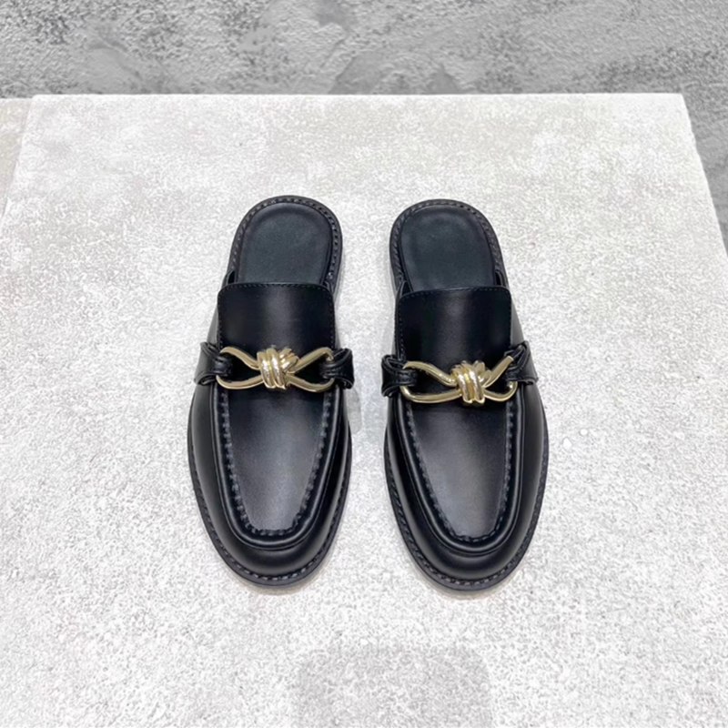 Metal Buckle Half Slippers For - Men'S Shoes Dockers avaliação e preço