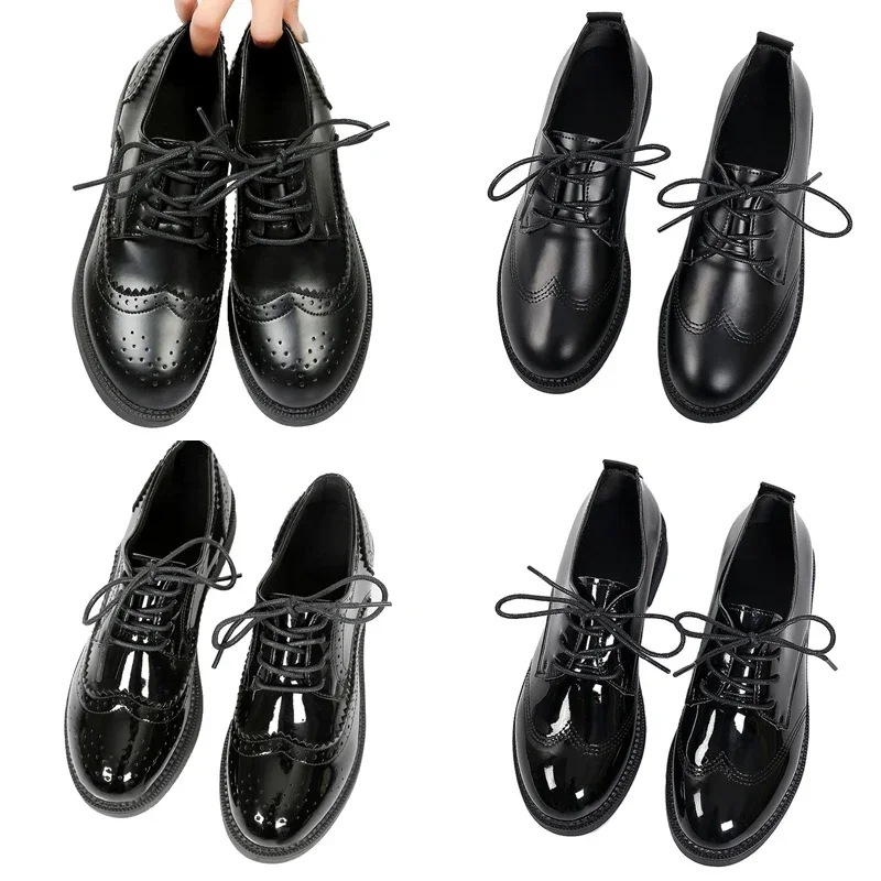 2025 Autumn Women Oxford Flats - Oxford Brogue Leather avaliação e preço