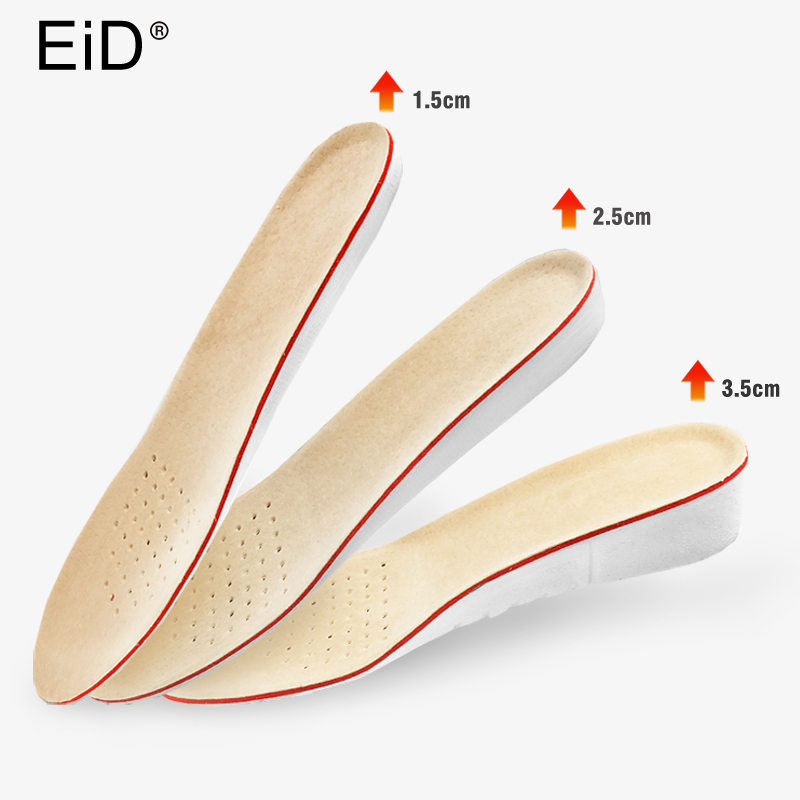 Genuine Leather Insoles Taller - Men Shoes Eid avaliação e preço