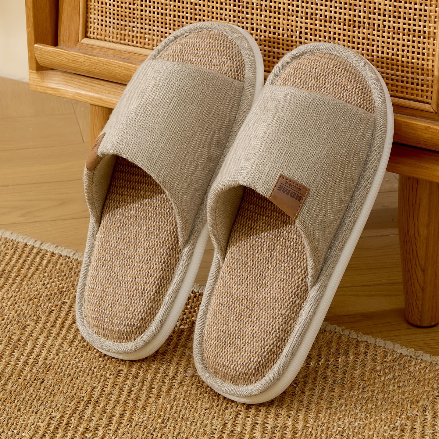 New Linen Women Slippers Comfo - Men'S Shoes In Style avaliação e preço