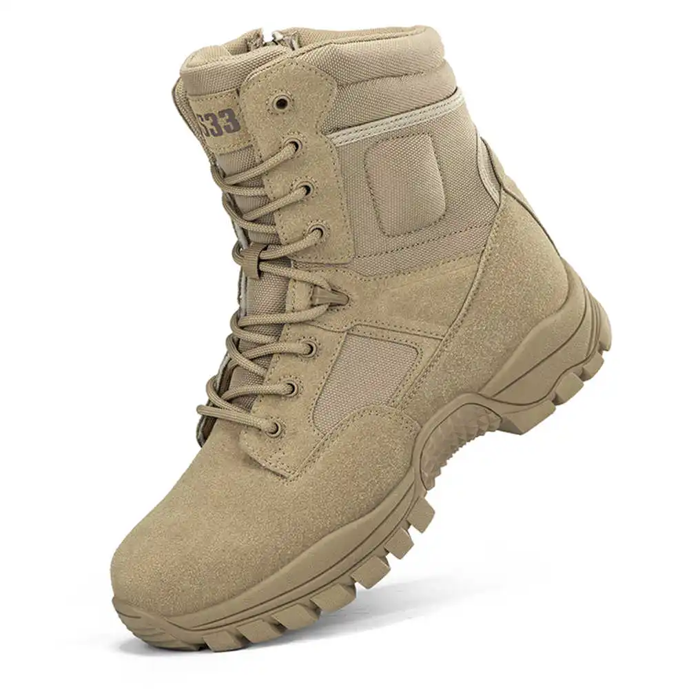 Nonslip Genuine Leather Hiking - Men Shoes White Colour avaliação e preço