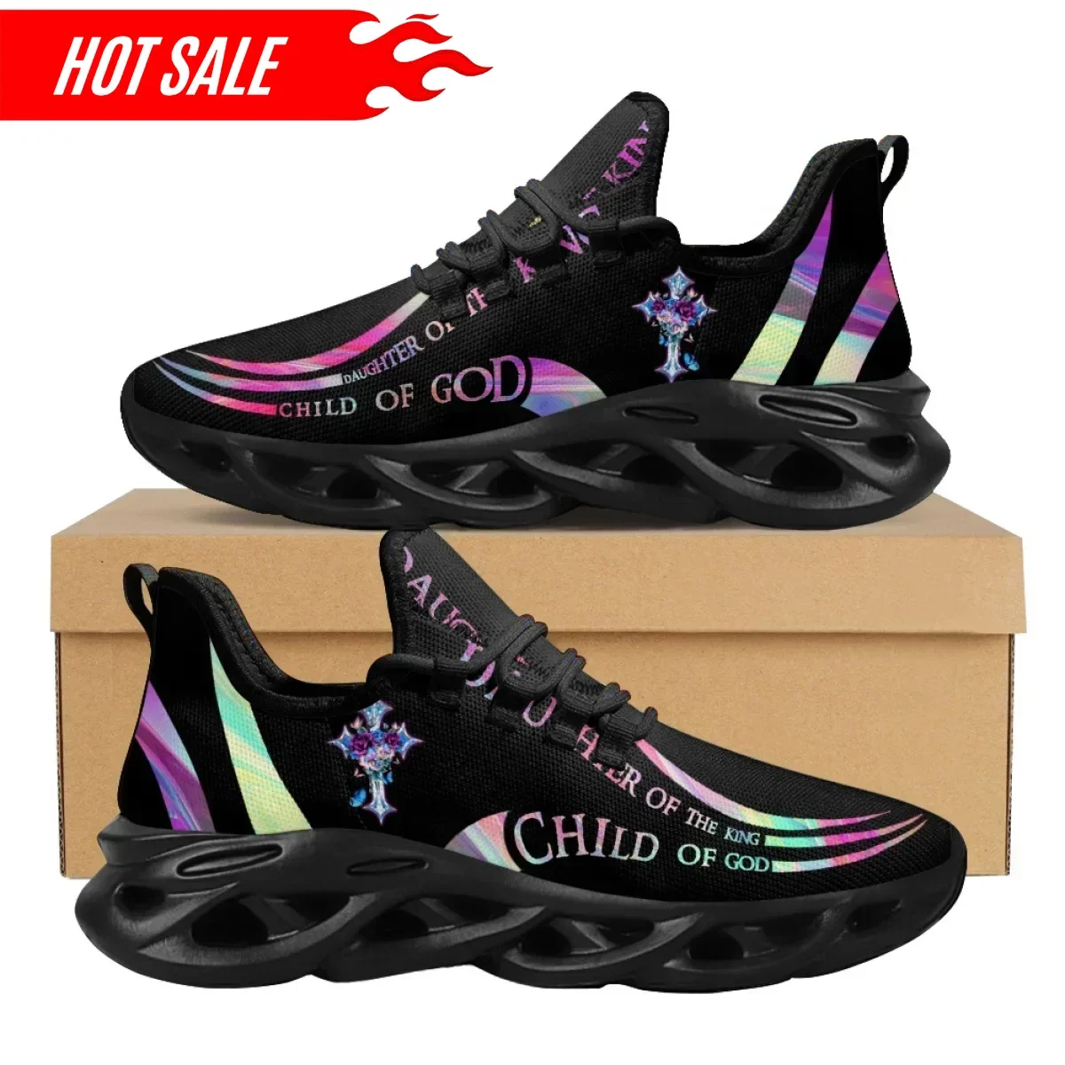 Hot Cross Christian God Print  - Men'S Training Shoes avaliação e preço