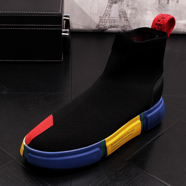 2026 New Men's Black Sock Snea - Men Shoes 2026 avaliação e preço