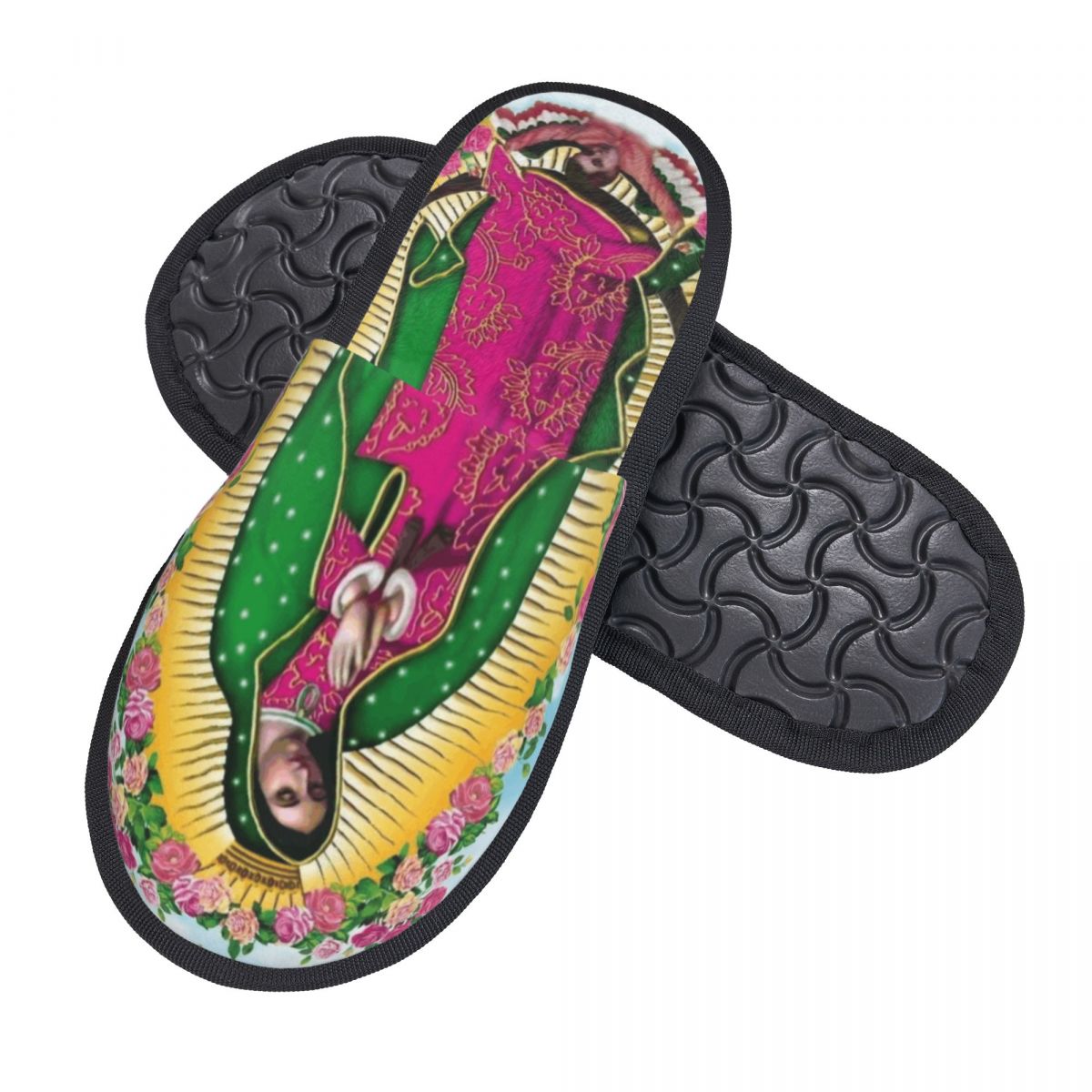 Our Lady Of Guadalupe Mexican  - Men'S Shoes With Memory Foam avaliação e preço