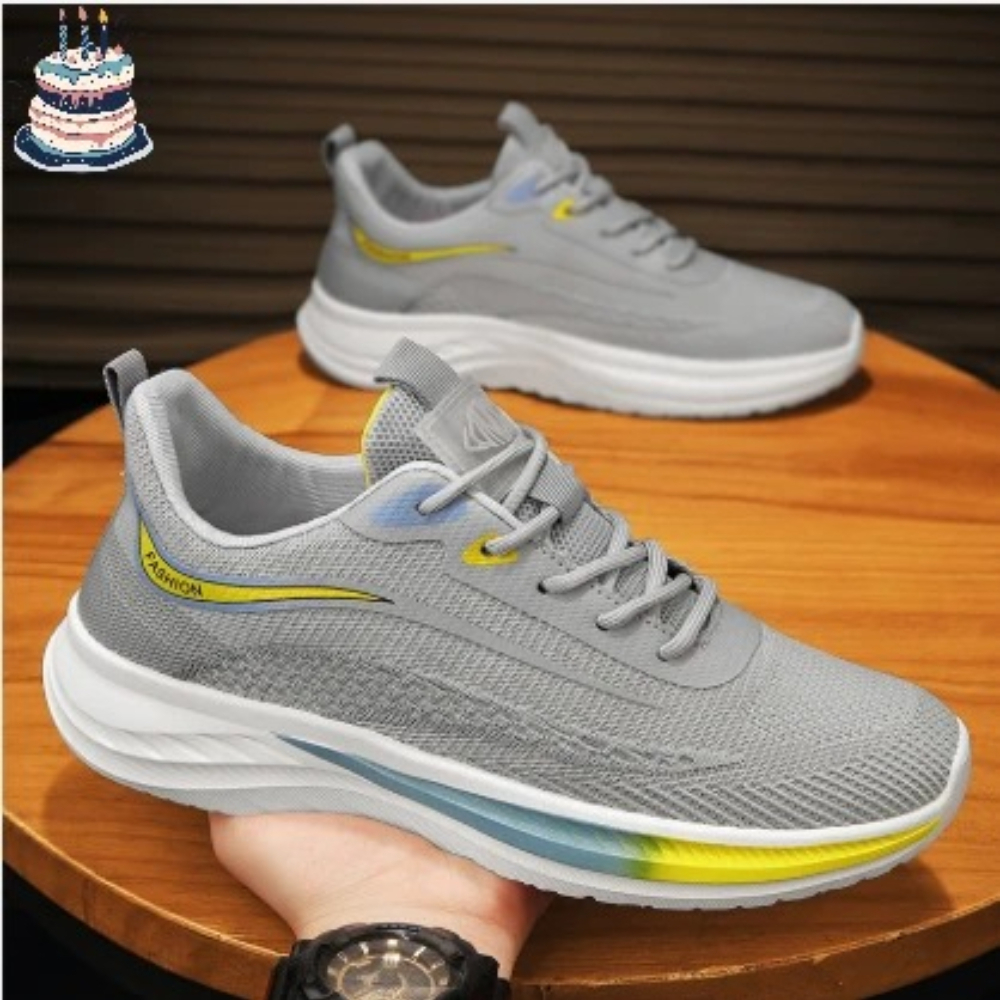 Thick Sole Running Shoes Men's - Men'S Shoes For Wide Feet avaliação e preço