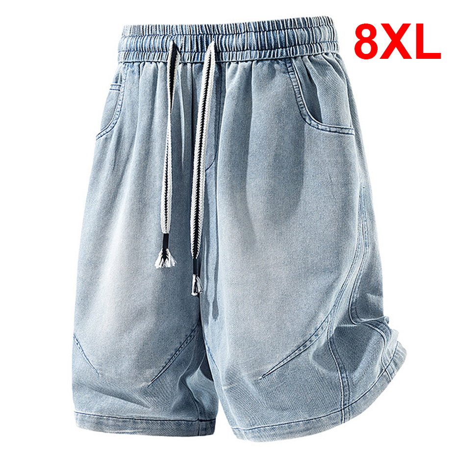 Plus Szie 8XL Denim Shorts Men - Men'S Shoes For Jeans avaliação e preço