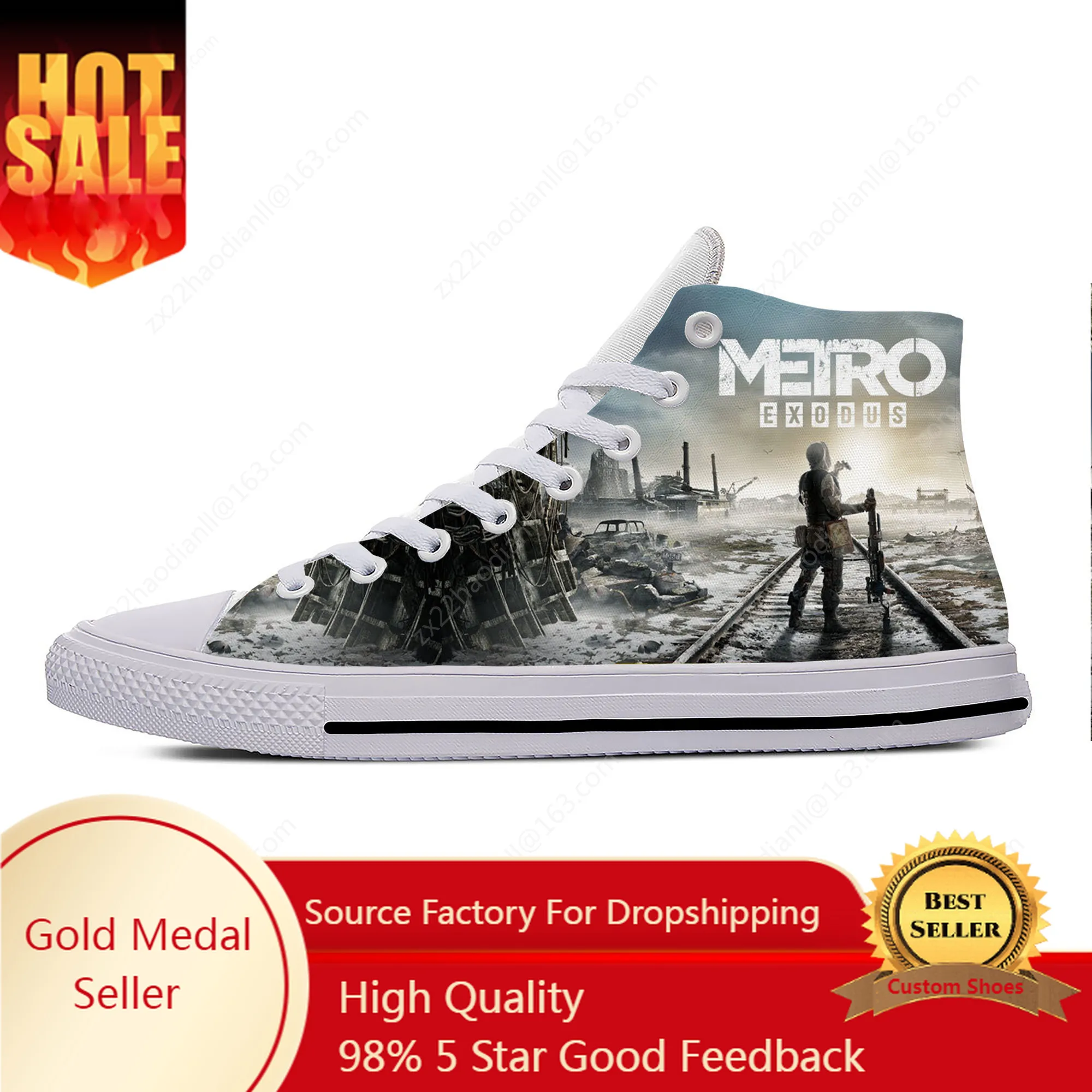 Game Metro Exodus 3D Print Hig - Men Shoes Metro avaliação e preço