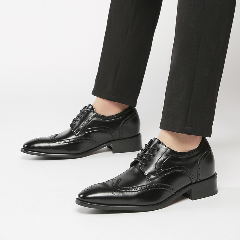 High Quality Genuine Leather B - Oxford Brogue Leather avaliação e preço