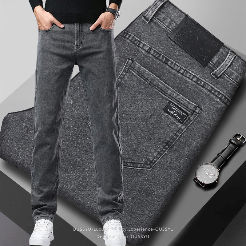2026 Men's Jeans Slim Elastic  - Men'S Shoes For Jeans avaliação e preço