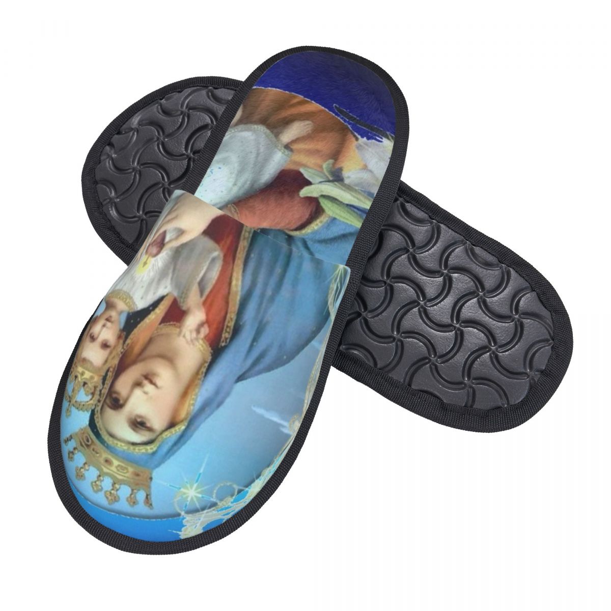 Virgin Mary Comfy Scuff With M - Men'S Shoes With Memory Foam avaliação e preço