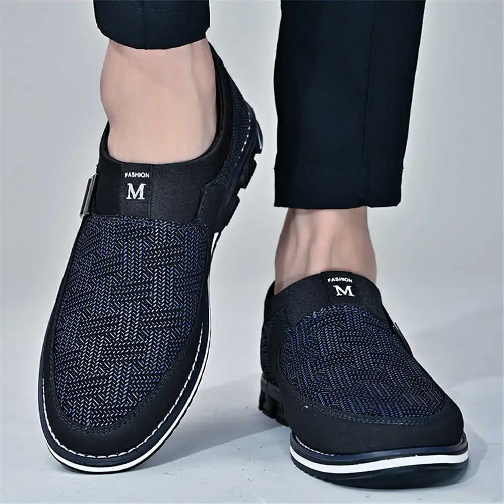Dark Blue 44-45 Summer Shoes S - Men Shoes White Colour avaliação e preço