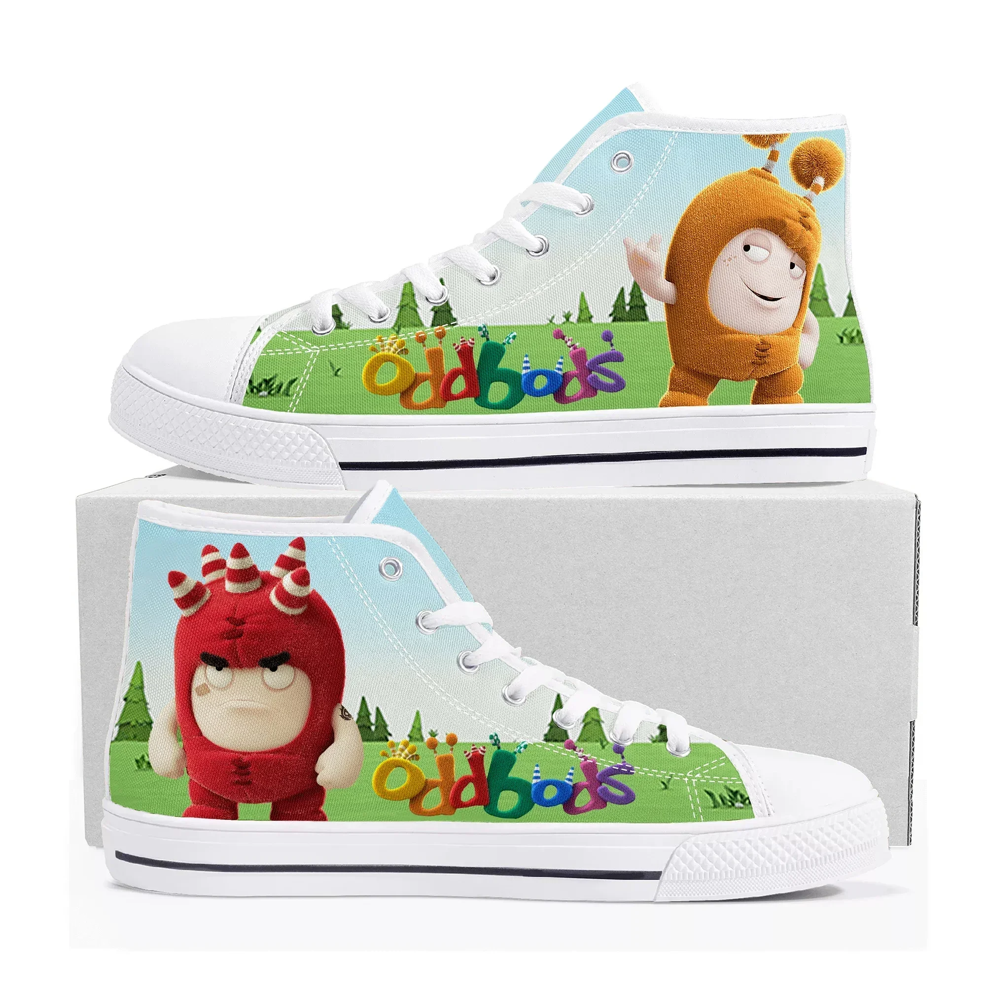 Oddbods High Top Sneakers Mens - Men Shoes Singapore avaliação e preço