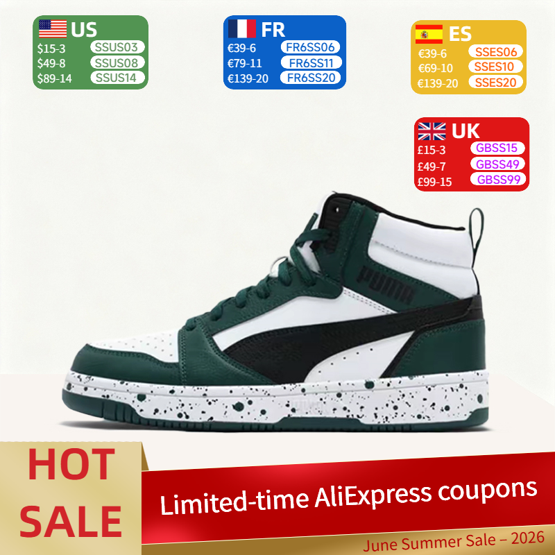 Puma Rebound V6 Retro, Trendy, - Men'S Shoes Puma Sneakers avaliação e preço