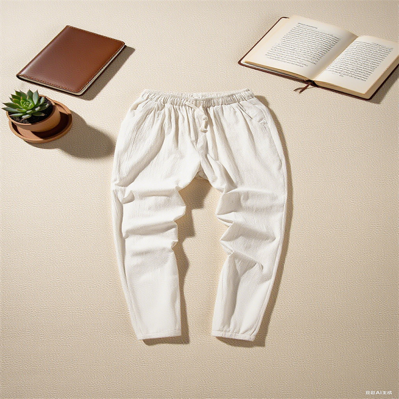 Cotton and linen harem pants m - Men'S Shoes With Linen Pants avaliação e preço