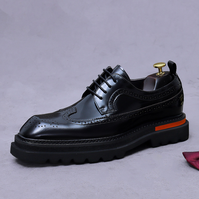 Men's Brogue Platform Oxford S - Oxford Brogue Leather avaliação e preço