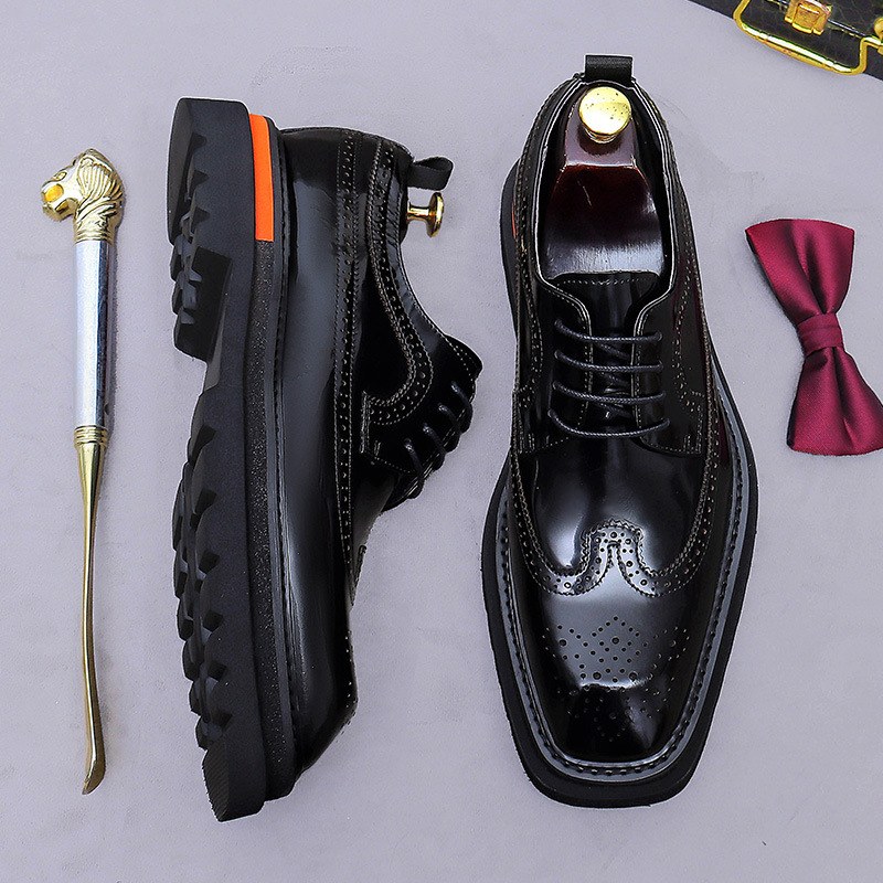 Men's Brogue Platform Oxford S - Oxford Brogue Leather avaliação e preço