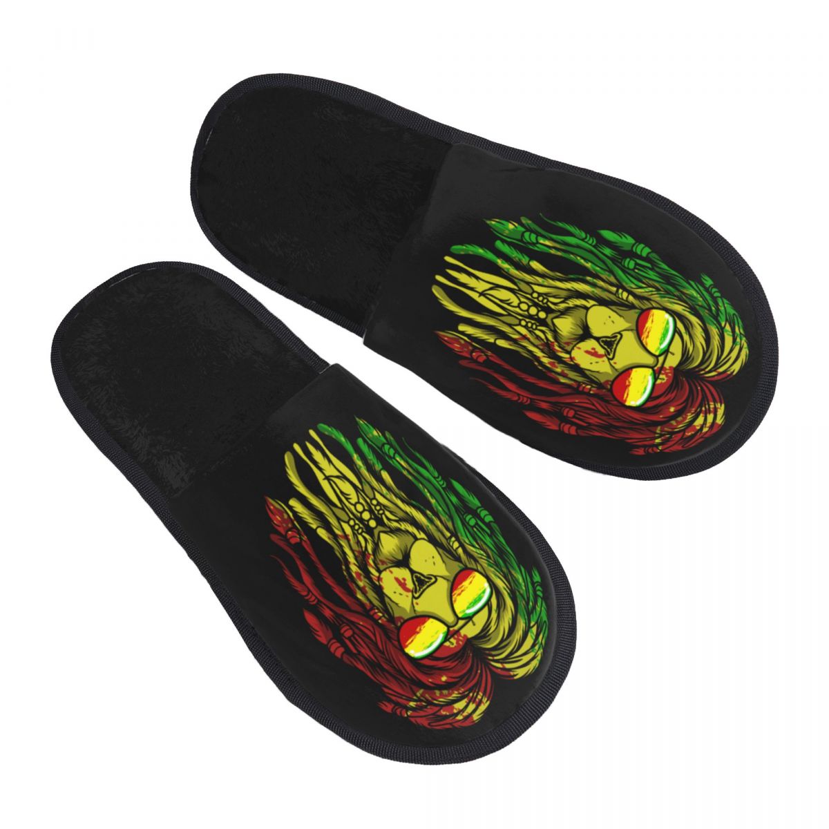 Custom Reggae Music Lion Jamai - Men'S Shoes With Memory Foam avaliação e preço