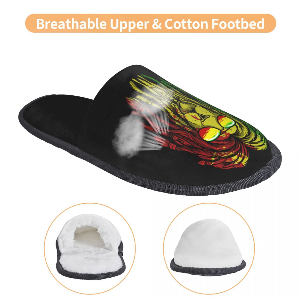 Custom Reggae Music Lion Jamai - Men'S Shoes With Memory Foam avaliação e preço