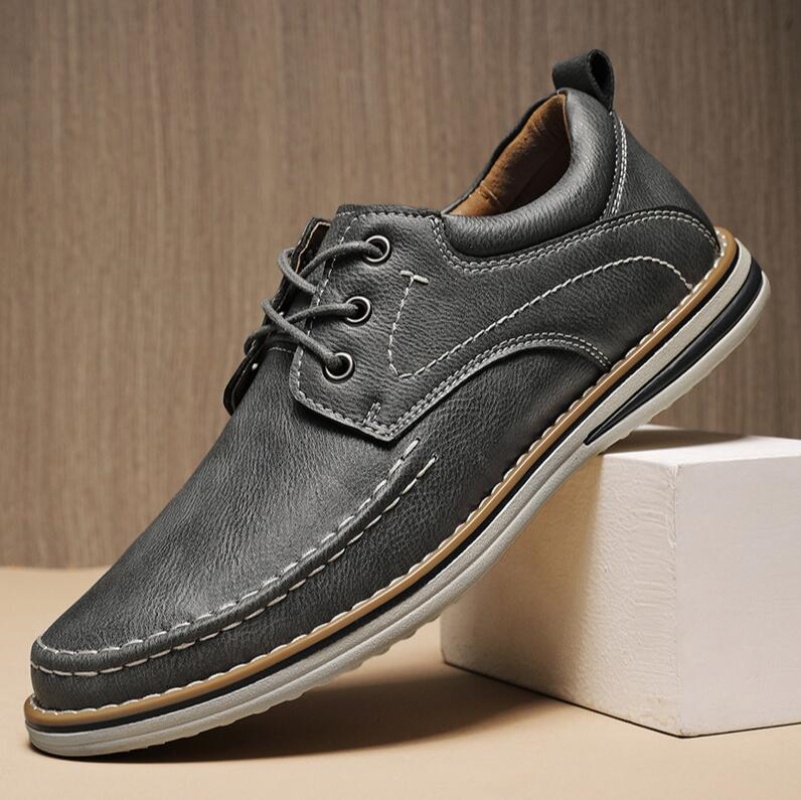 Genuine Leather Men Dress Shoe - Oxford Brogue Leather avaliação e preço