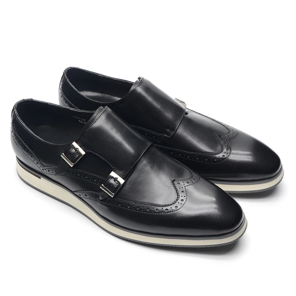European Luxury Mens Sneakers  - Oxford Brogue Leather avaliação e preço
