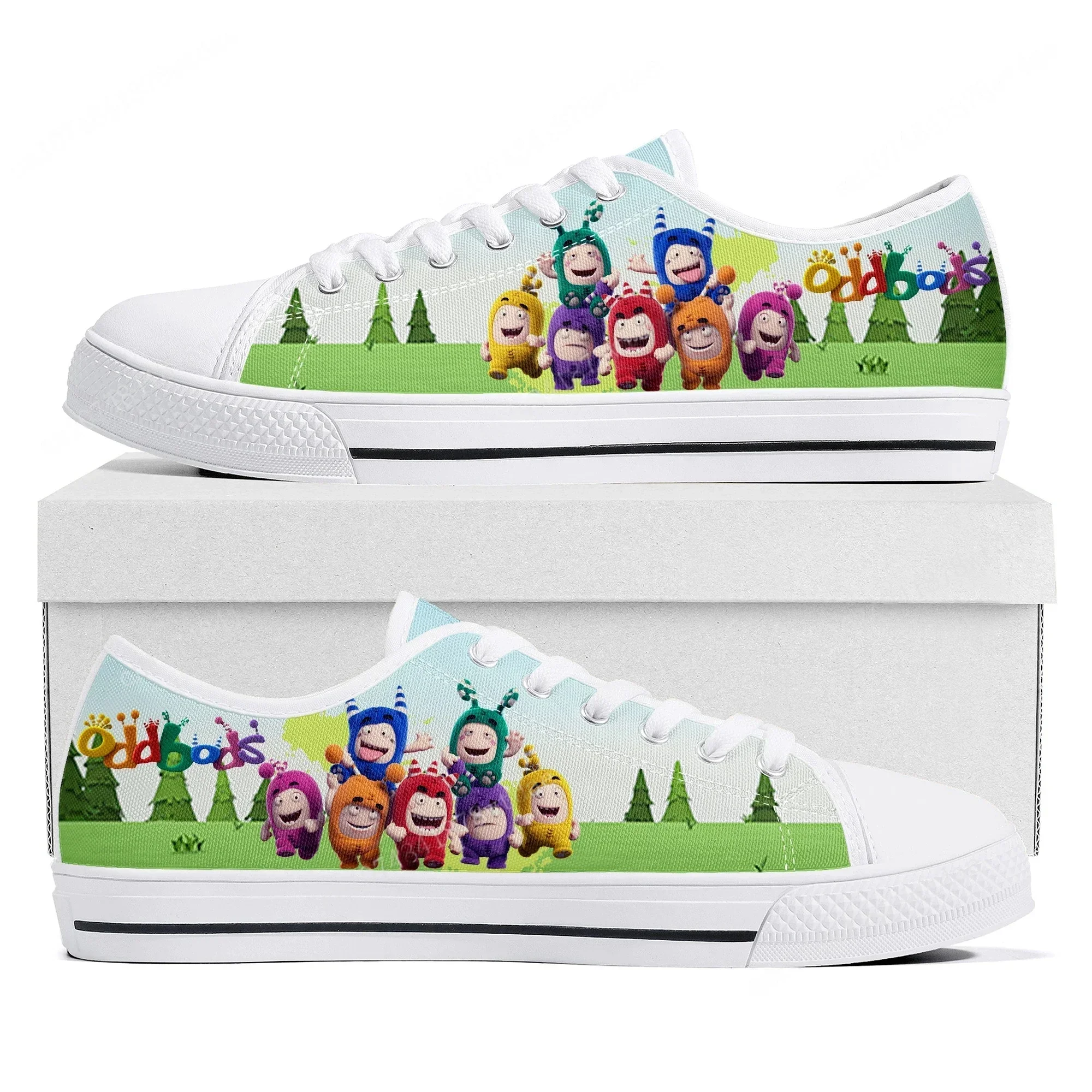 Oddbods Low Top Sneakers Women - Men Shoes Singapore avaliação e preço