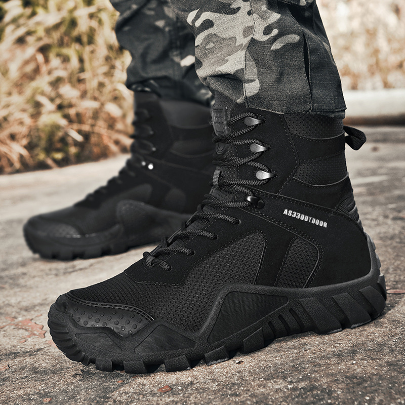 Men  Boots Lace Up Waterproof  - Men'S Training Shoes avaliação e preço