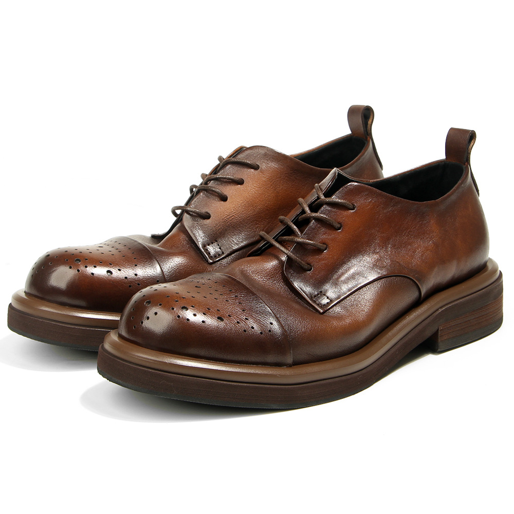 Top Quality Genuine Leather Me - Oxford Brogue Leather avaliação e preço