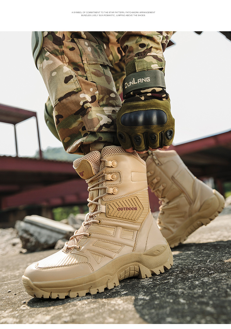 Botas Outdoor Men Boots High T - Men'S Training Shoes avaliação e preço