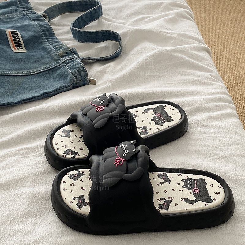 Printting Cute Bear Women Slip - Men'S Shoes In Style avaliação e preço