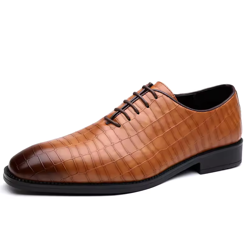 Luxury Mens Leather Shoes Retr - Oxford Brogue Leather avaliação e preço